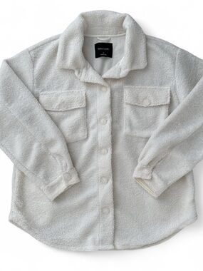 New Look Ivory Plush Teddy Sherpa Jacket